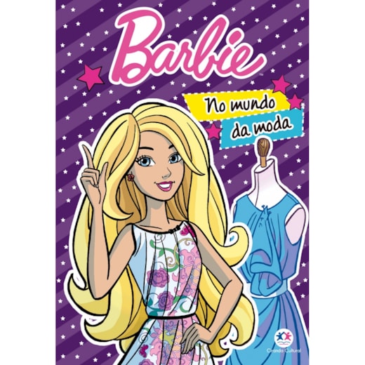 Livro Almofadado médio Barbie - No mundo da moda
