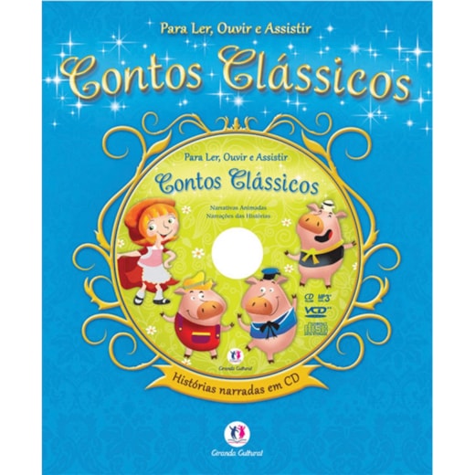 Livro Almofadado médio Contos clássicos