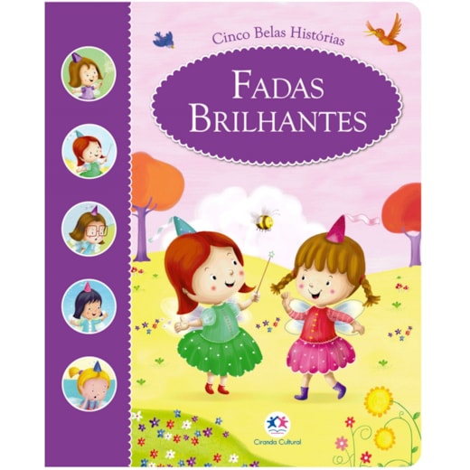 Livro Almofadado médio Fadas brilhantes