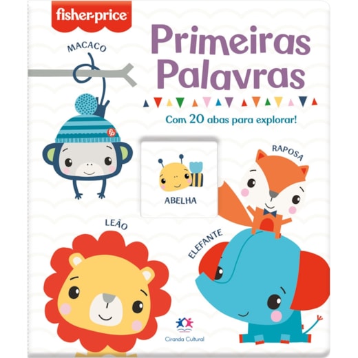Livro Almofadado médio Fisher-Price - Primeiras Palavras