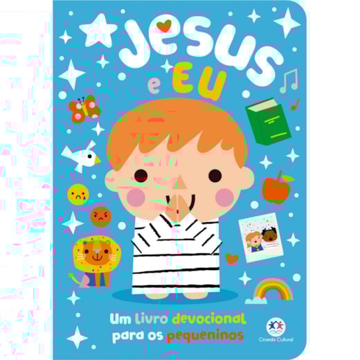 Livro Almofadado médio Jesus e Eu