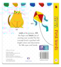 Livro Almofadado médio Lift Learn - First Words