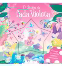 Livro Almofadado médio O desejo da fada Violeta Livro Almofadado médio O desejo da fada Violeta