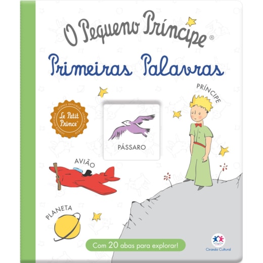 Livro Almofadado médio O Pequeno Príncipe - Primeiras Palavras
