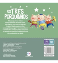 Livro Almofadado médio Os três porquinhos