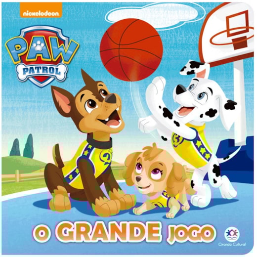 Livro Almofadado médio Patrulha Canina - O grande jogo
