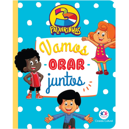 Livro Almofadado pequeno 3 Palavrinhas - Vamos orar juntos