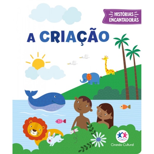 Livro Almofadado pequeno A Criação - Livro pequeno almofadado