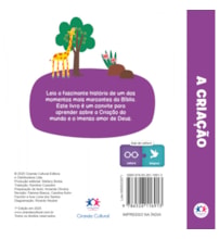Livro Almofadado pequeno A Criação - Livro pequeno almofadado