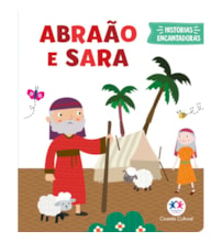 Livro Almofadado pequeno Abraão e Sara - Livro almofadado pequeno