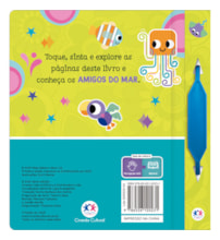 Livro Almofadado pequeno Animais do mar