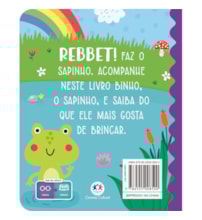 Livro Almofadado pequeno Binho Sapinho