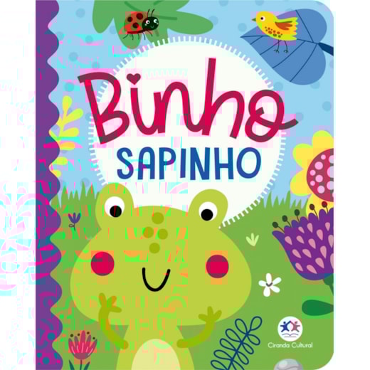 Livro Almofadado pequeno Binho Sapinho