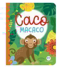 Livro Almofadado pequeno Caco Macaco