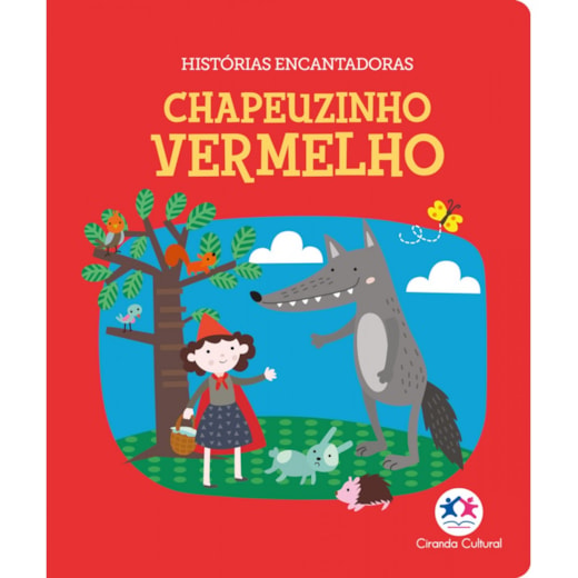 Livro Almofadado pequeno Chapeuzinho Vermelho - Livro almofadado pequeno