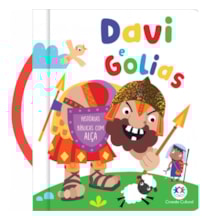 Livro Almofadado pequeno Davi e Golias