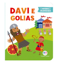 Livro Almofadado pequeno Davi e Golias - Livro almofadado pequeno