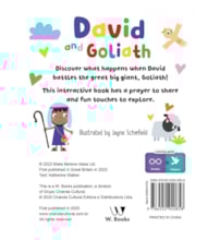 Livro Almofadado pequeno David and Goliath