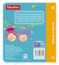 Livro Almofadado pequeno Fisher-Price - Brincar e dormir