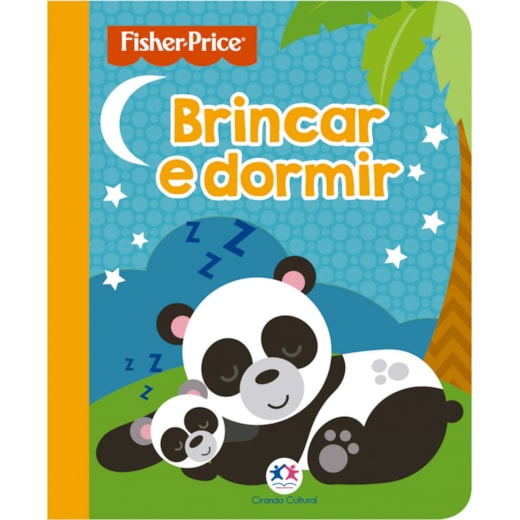 Livro Almofadado pequeno Fisher-Price - Brincar e dormir