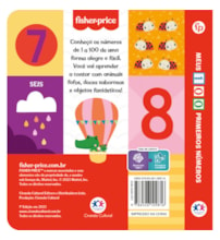 Livro Almofadado pequeno Fisher-price - Meus 100 primeiros números