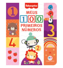 Livro Almofadado pequeno Fisher-price - Meus 100 primeiros números