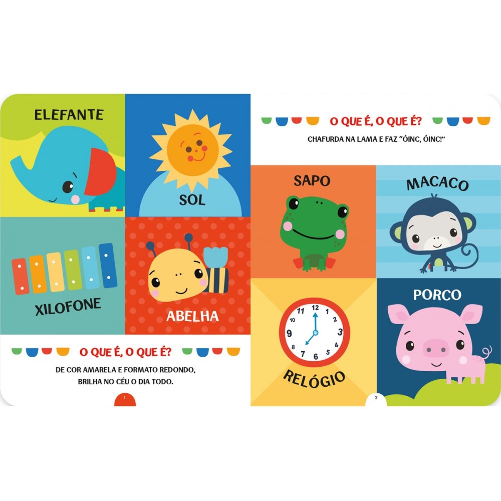 Livro Almofadado pequeno Fisher-price - Minhas 100 primeiras