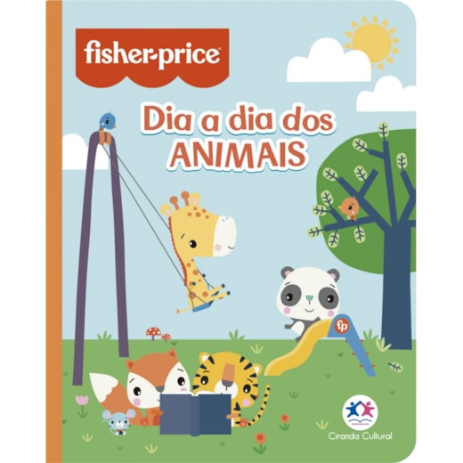 Livro Almofadado pequeno Fisher-Price - O dia a dia dos animais
