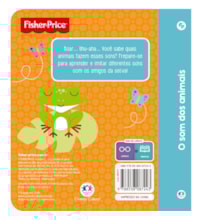 Livro Almofadado pequeno Fisher-Price - O som dos animais