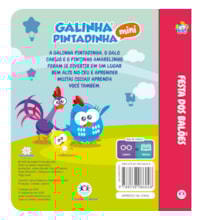 Livro Almofadado pequeno Galinha Pintadinha Mini - Festa dos balões
