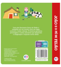 Livro Almofadado pequeno João e o pé de feijão - Livro almofadado pequeno