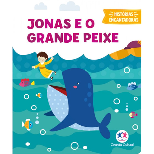 Livro Almofadado pequeno Jonas e o grande peixe - Livro almofadado pequeno