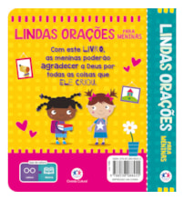 Livro Almofadado pequeno Lindas orações para meninas