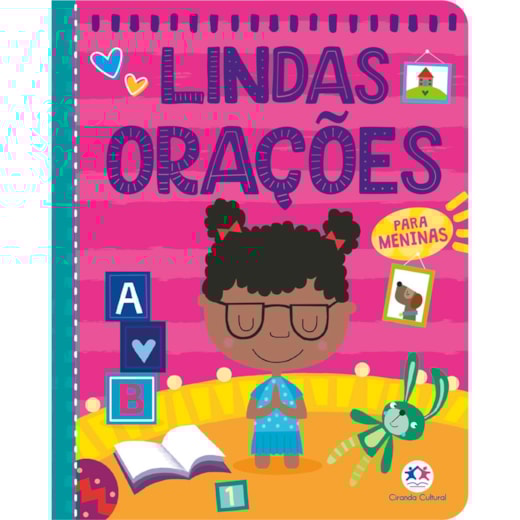 Livro Almofadado pequeno Lindas orações para meninas