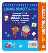 Livro Almofadado pequeno Lindas orações para meninos