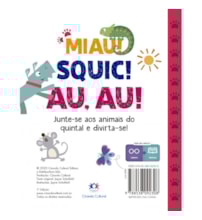 Livro Almofadado pequeno Meus queridos pets: amigos do quintal