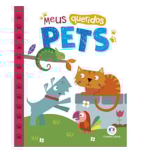 Livro Almofadado pequeno Meus queridos pets: amigos do quintal