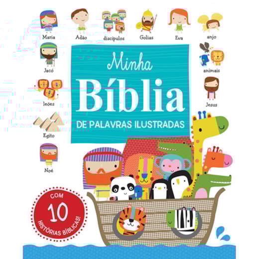 Livro Almofadado pequeno Minha Bíblia de palavras ilustradas
