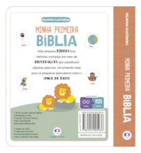 Livro Almofadado pequeno Minha primeira Bíblia de palavras ilustradas