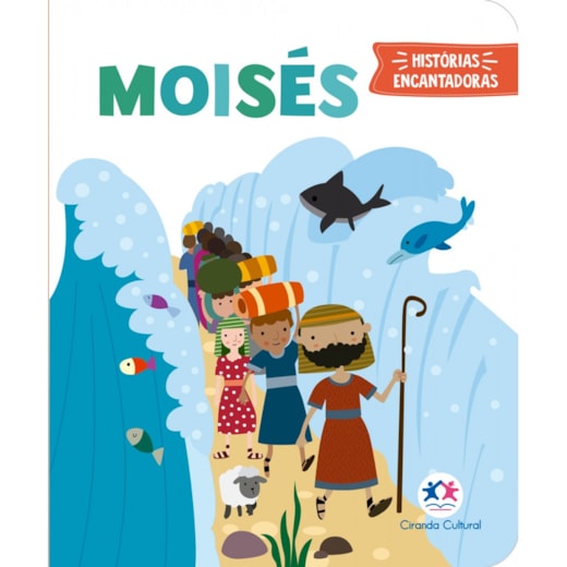 Livro Almofadado pequeno Moisés - Livro almofadado pequeno