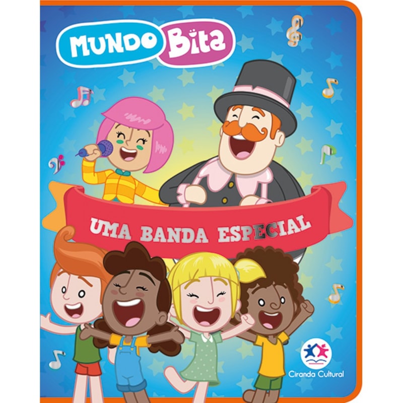 Livro Almofadado pequeno Mundo Bita - Uma banda especial - Ciranda Cultural