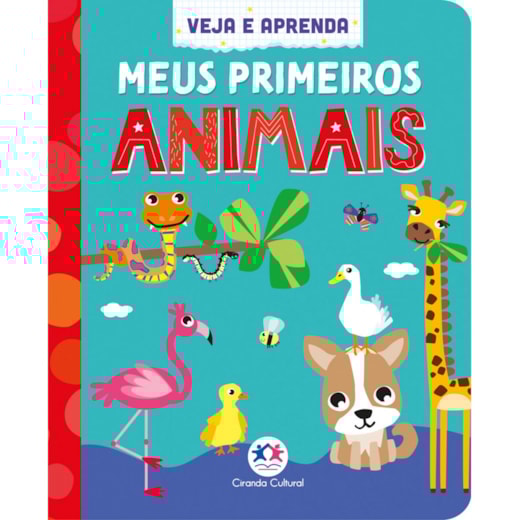 Livro Almofadado pequeno My first 100 animals