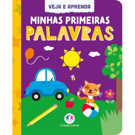 Livro Almofadado pequeno My first 100 words
