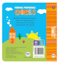 Livro Almofadado pequeno My first colours and shapes