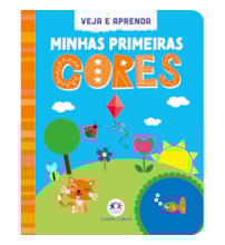 Livro Almofadado pequeno My first colours and shapes