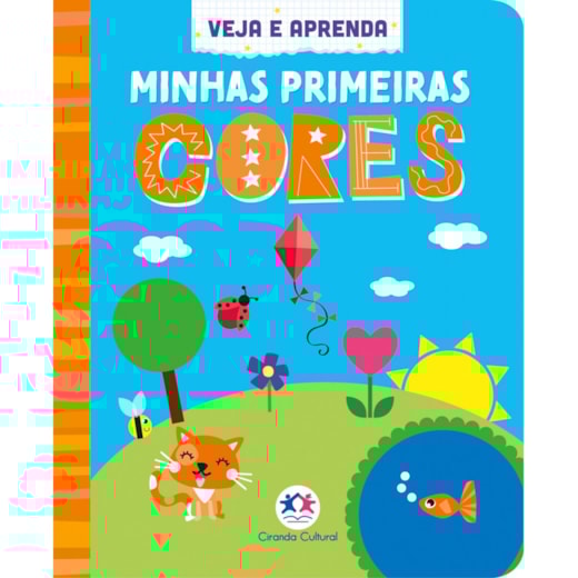 Livro Almofadado pequeno My first colours and shapes