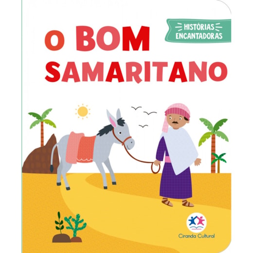 Livro Almofadado pequeno O bom samaritano - Livro almofadado pequeno