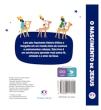 Livro Almofadado pequeno O nascimento de Jesus - Livro almofadado pequeno