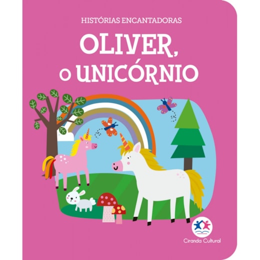 Livro Almofadado pequeno Oliver, o unicórnio - Livro almofadado pequeno