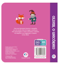 Livro Almofadado pequeno Oliver, o unicórnio - Livro almofadado pequeno